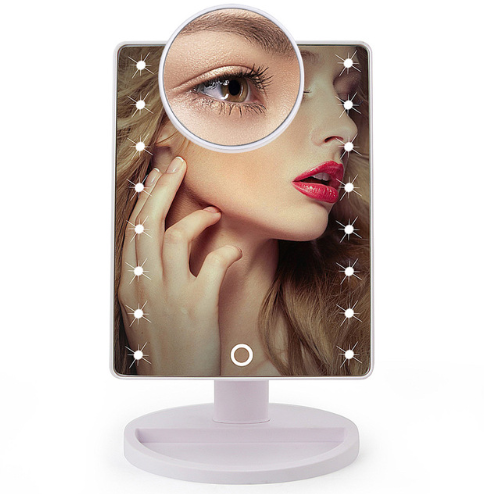 22 LED Lights Touch Screen Makeup Mirror