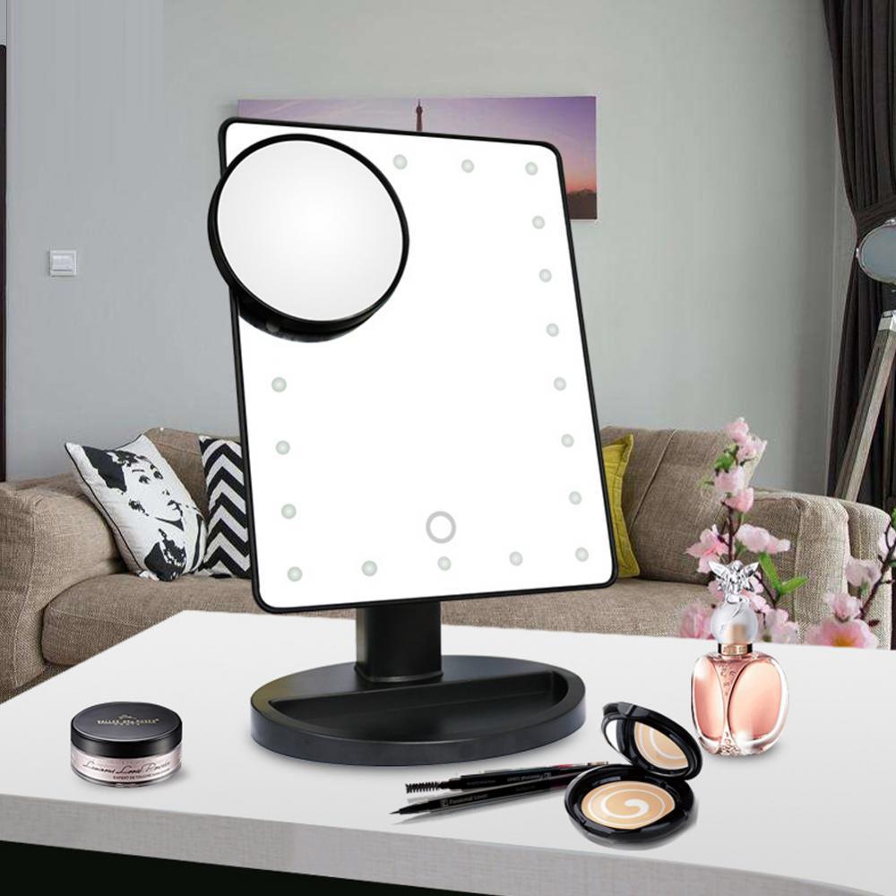 22 LED Lights Touch Screen Makeup Mirror